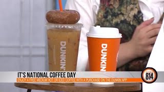 Celebrate National Coffee Day the Dunkin Way || Studio 814