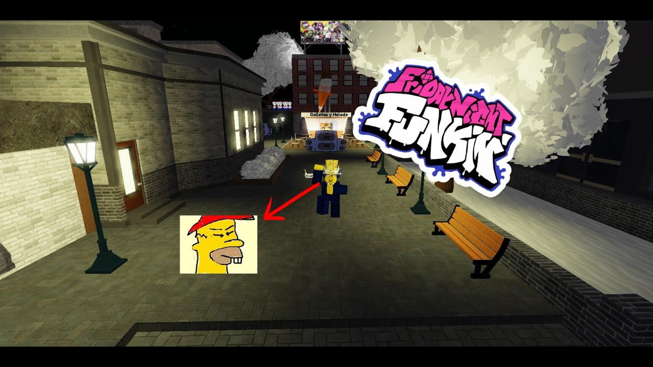 jugando FNF en roblox totalmente solo