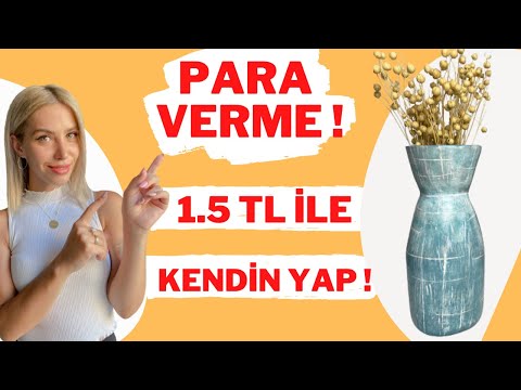 Video: Kendi Elinizle Akçaağaç Yaprağı Vazo Nasıl Yapılır