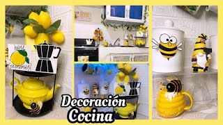 Decoración cocina limones y abejas  verano 2024/summer kitchen decor lemon Bee