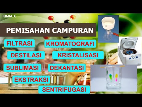 TEKNIK PEMISAHAN CAMPURAN (Filtrasi, Kristalisasi, Kromatografi, Destilasi, Ekstraksi) - Kimia X