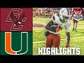 Miami Hurricanes vs. Boston College Eagles | Full Game Highlights