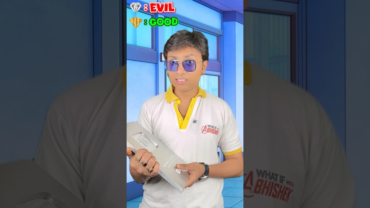 Ironman get silver play button and become evil 👿😱