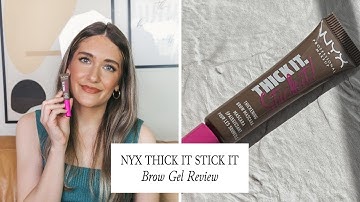 NYX Thick It Stick It Brow Mascara Review