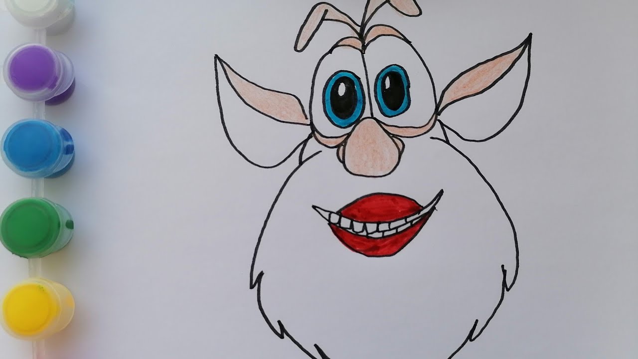 Рисуем бубу поэтапно