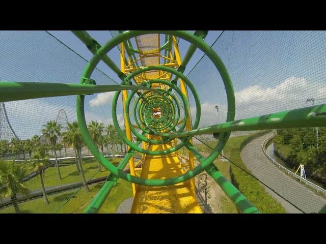 Ultra Twister Roller Coaster POV Nagashima Spaland Japan Togo Heartline Coaster class=