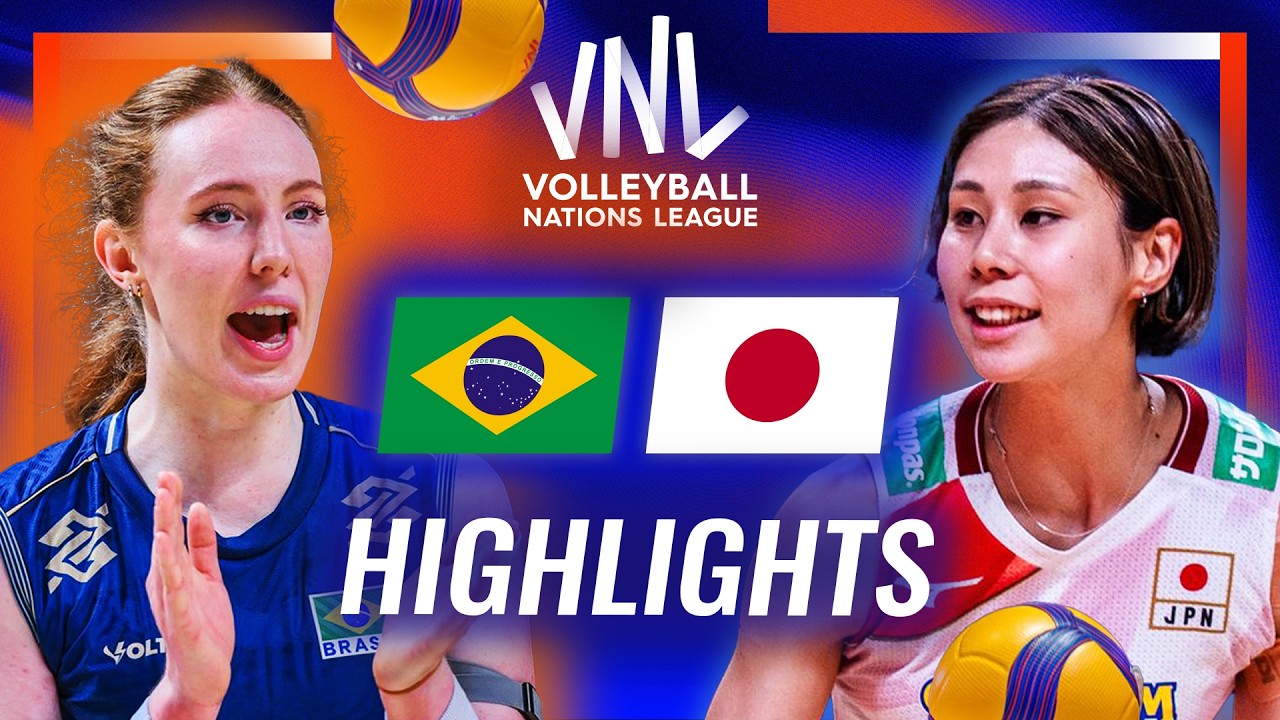 Brazil 🇧🇷 vs. Japan 🇯🇵 - Quarter Final | Highlights | Women's VNL 2026