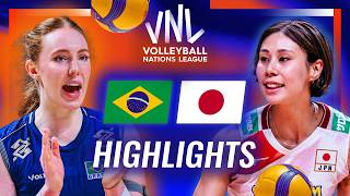 Brazil 🇧🇷 vs. Japan 🇯🇵 - Quarter Final | Highlights | Women's VNL 2026