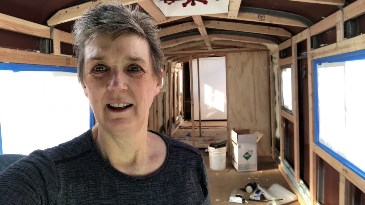 Spray Foam Insulation Time - Vlog 73 School Bus Conversion - YouTube
