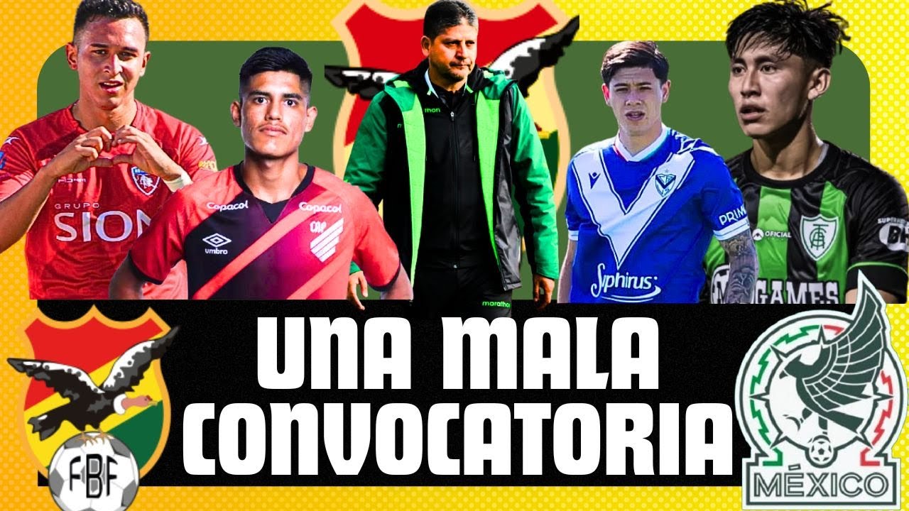 La LISTA de 24 OSCAR VILLEGAS 😱 BOLIVIA v PANAMÁ y MÉXICO Amistoso REPECHAJE 🏆 BOLIVIA CONVOCATORIA