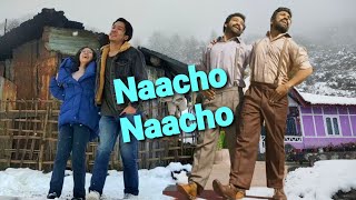 Naatu Naatu Dance Hook Step in SnowFall ? | RRR movie | Jr NTR RamCharan | Arunachal Pradesh| Naacho