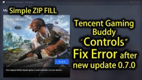 PUBG MOBILE: HOW TO FIX KEYBOARD CONTROL BUG AFTER 0.7.0 UPDATE ON TECENT GAMING BUDDY