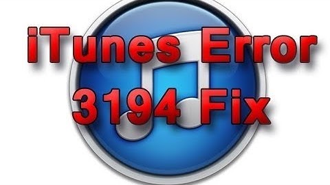 NEW iTunes Error 3194 Fix Tutorial/Host file Reset