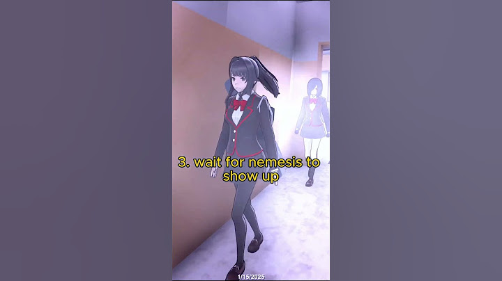 Can we k!ll Nemesis in Yandere Simulator? #yanderesimulator #yandere