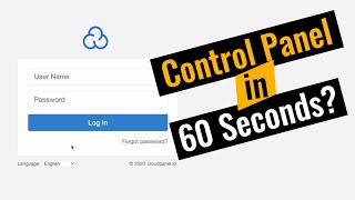 Server Control Panel in 60 Seconds...