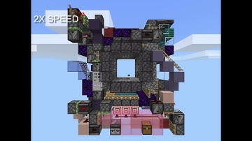 3x3 Cobblestone Generator Piston Door