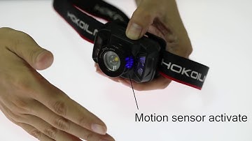 Ultra Bright 1000lumens USB Rechargeable Headlamp with Motion Sensor Switch