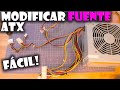 Cómo PONER CONECTORES SATA a una FUENTE de ALIMENTACIÓN ATX de PC con MOLEX | ATX MOD