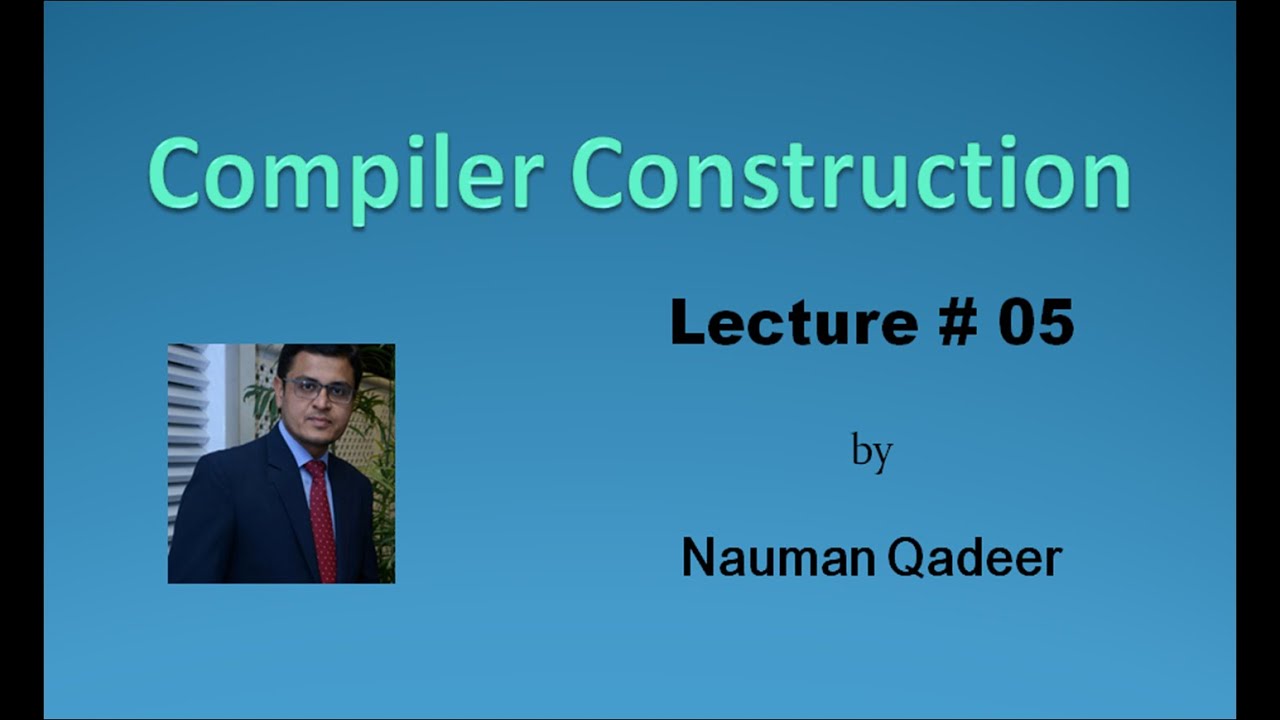 CC - Lecture 5 || Derivation of Parse Tree - YouTube
