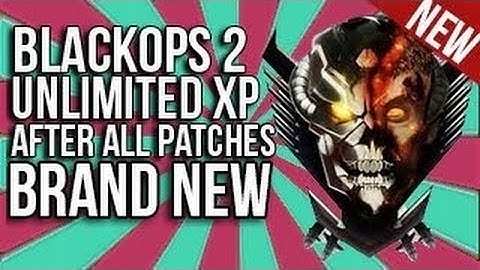 Black Ops 2: Unlimited XP Glitch After All Patches
