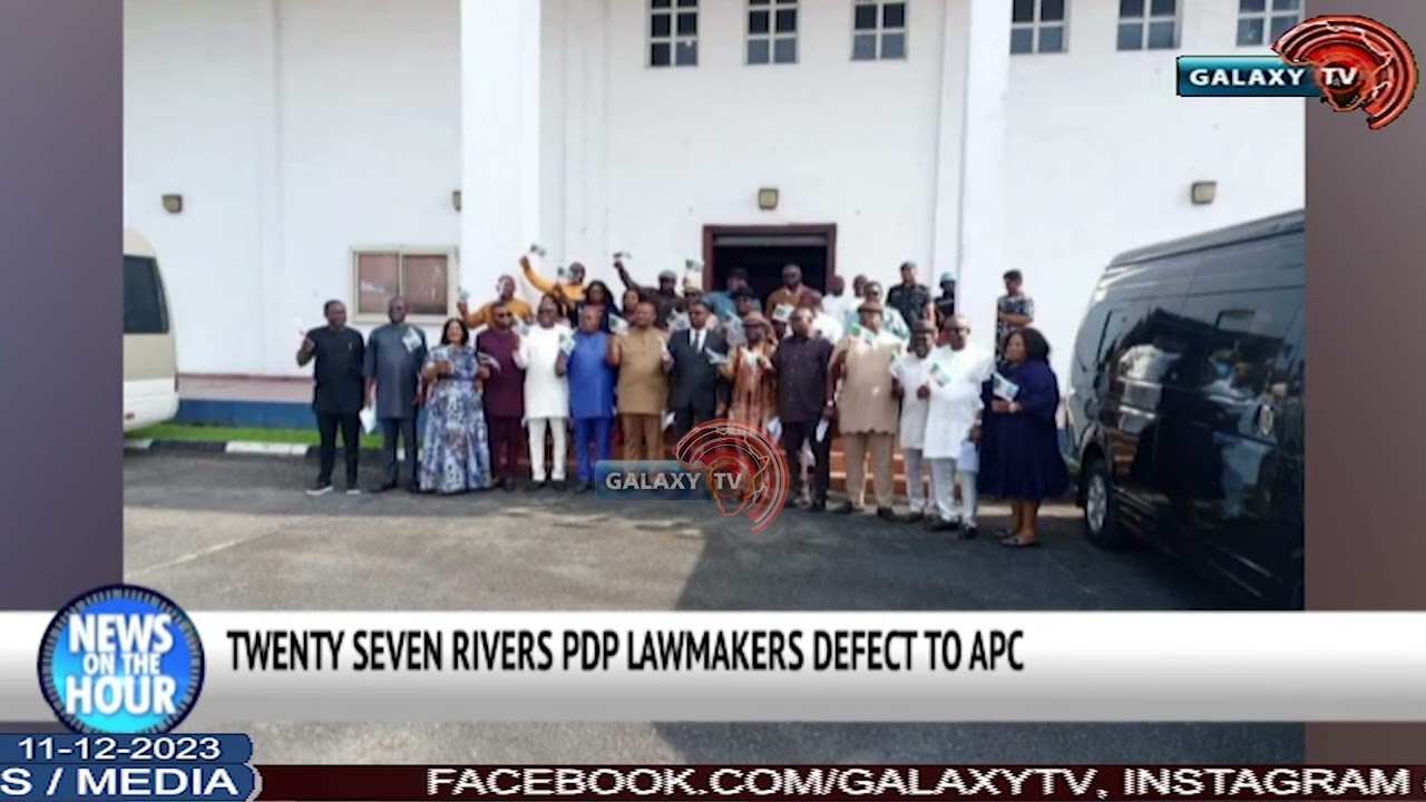 TWENTY SEVEN RIVERS PDP LAWMAKERS DEFECT TO APC