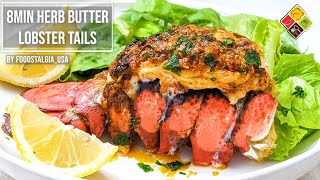 Easy 8 mins Lobster Tails | Garlic Herb Butter Lobster | Broiled | By foodstalgia_usa by foodstalgia_usa 217 views 3 years ago 3 minutes, 17 seconds