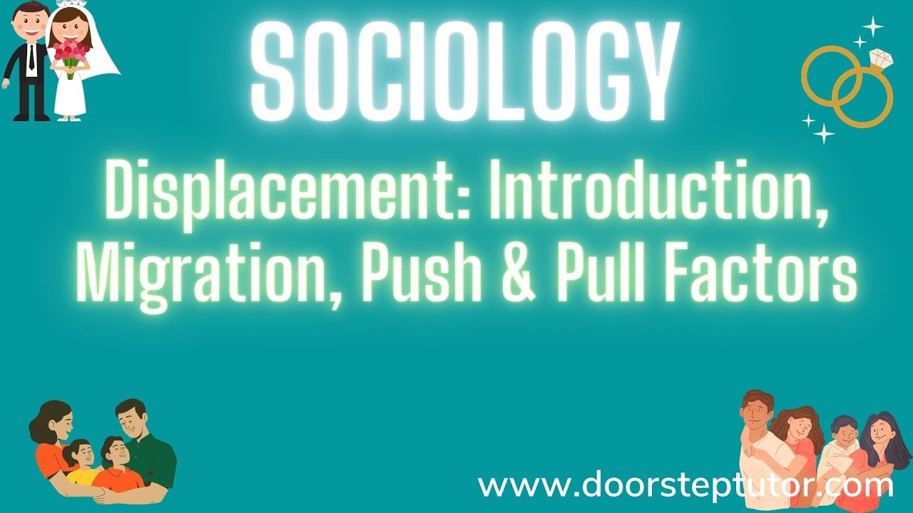 Displacement Introduction, Migration, Push & Pull Factors Sociology