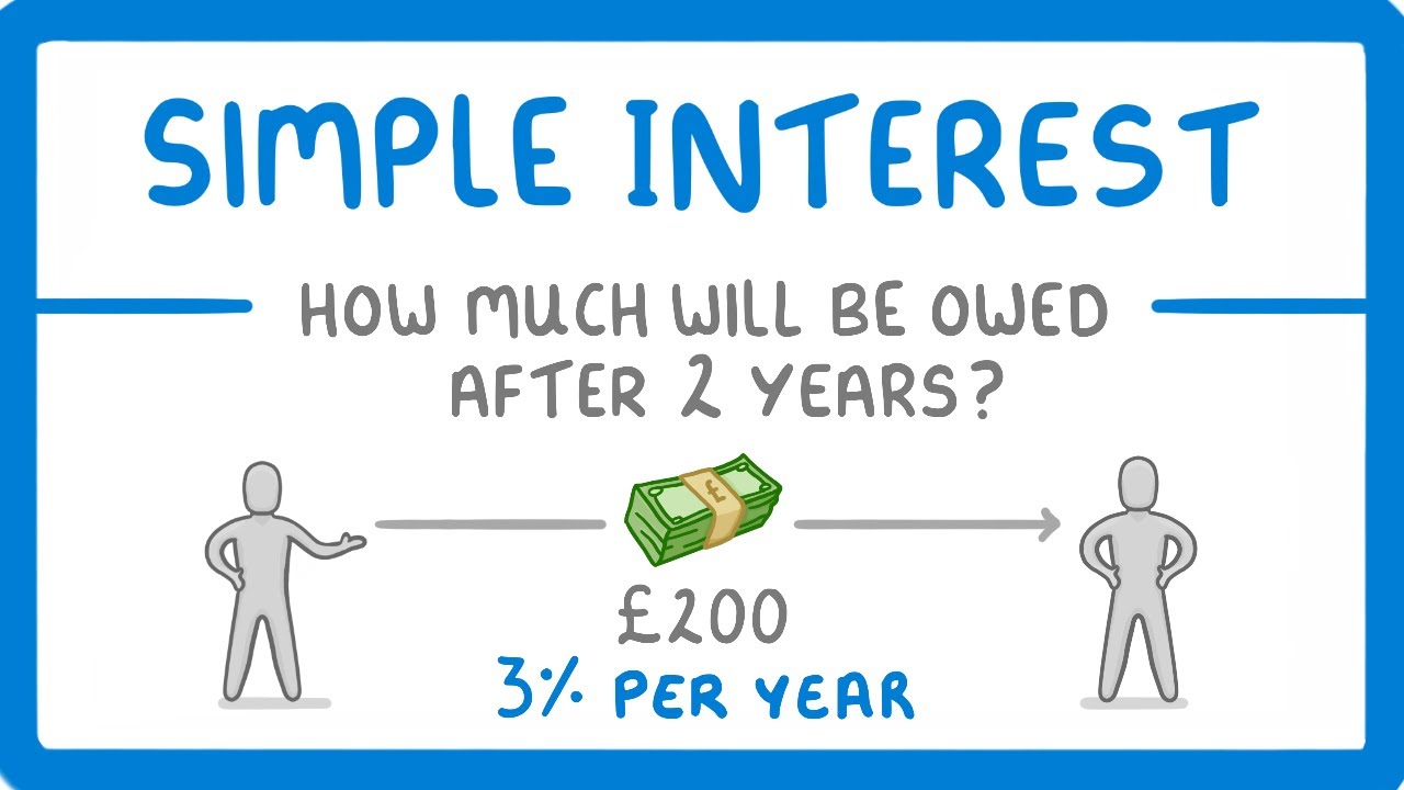 GCSE Maths How To Calculate Simple Interest 95 YouTube