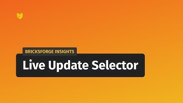 [Bricksforge Insights #1] Live Update Selector