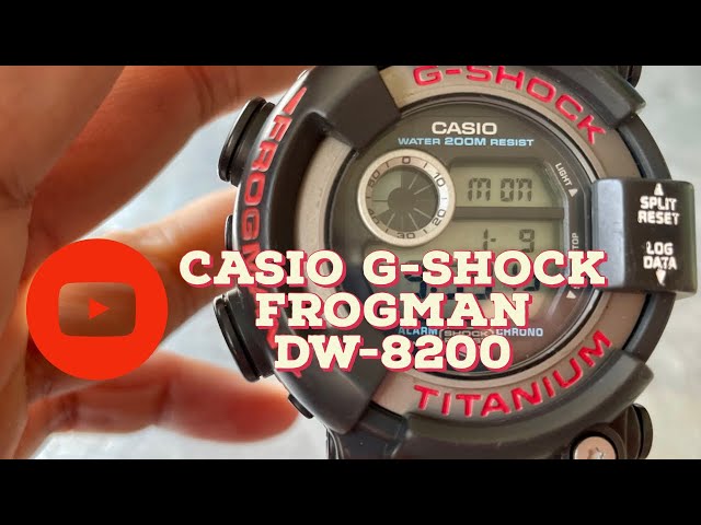 Casio G-Shock Frogman DW-8200 (1995) - YouTube