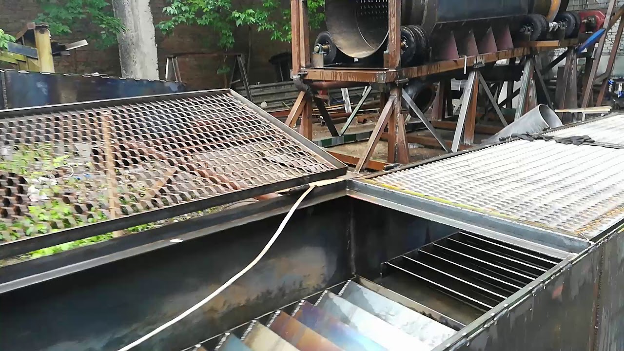 Бутара для промывки золота чертеж