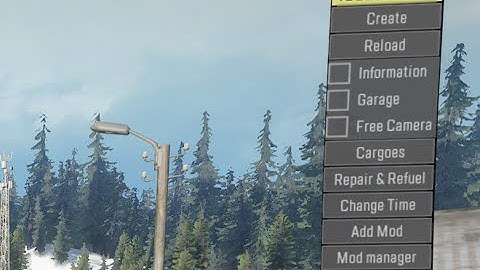 Snow runner - How to enable DevTool in every mod map - isEnableDevMenu True