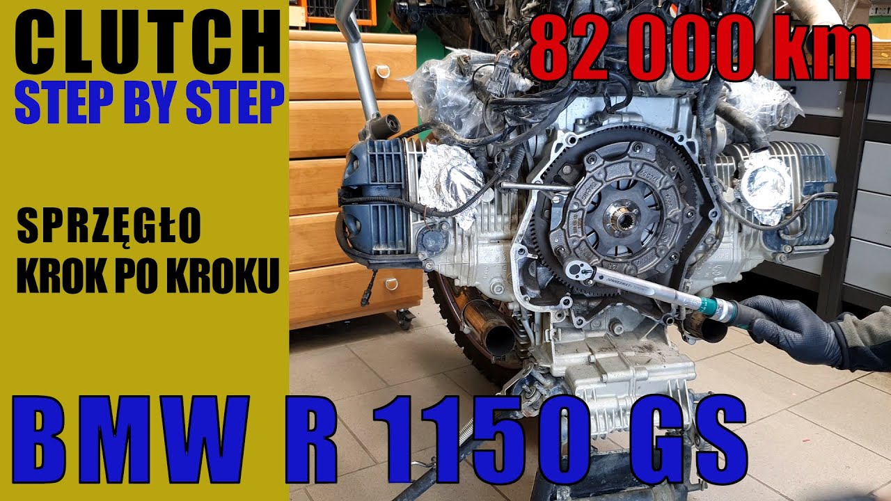 BMW 1150 Wymiana sprzęgła. Szczegóły. Wymiana przewodu hydraulicznego. Grubość tarczy SACHS