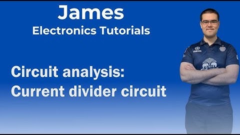 Circuit analysis: Current divider circuit