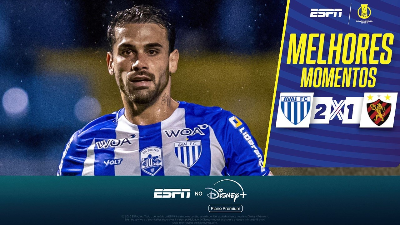 LÉO GAMALHO CRAVA, AVAÍ VIRA CONTRA SPORT E SAI DA ZONA DE REBAIXAMENTO | MELHORES MOMENTOS