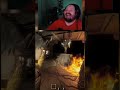 It actually caught on fire 🔥😂 #gaming #funnygaming #shorts #invokyr #scarygames #streamer