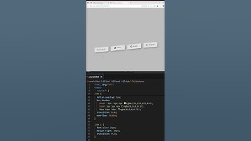 3D Social Media Buttons with Hover Effect | HTML & CSS Only #coding #shorts