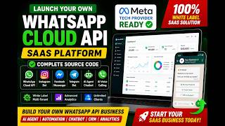 WhatsApp Official Cloud API SaaS Source Code | Meta Tech Provider | AI Agent | Instagram, Telegram screenshot 3