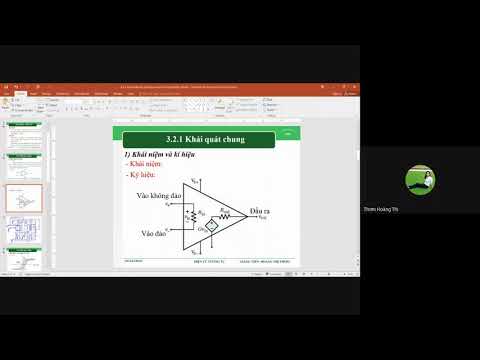 Video Mạch khuếch đại thuật toán - youtube