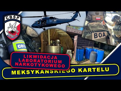 Likwidacja laboratorium narkotykowego meksykańskiego kartelu