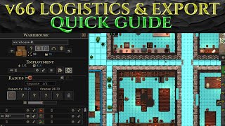 LOGISTICS & EXPORT TUTORIAL v66 - Songs Of Syx Tips Guide