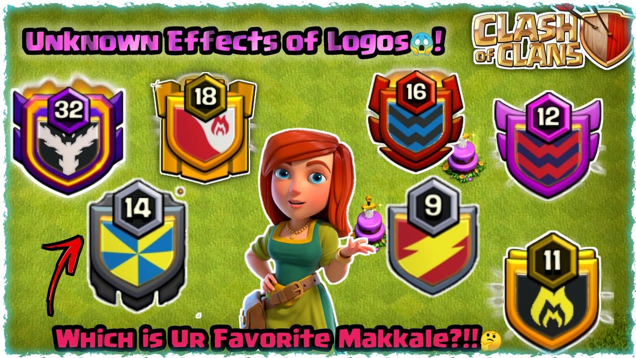 Clan Logos in Clash of Clans | Amazing VFX, GFX Effects😱 | Clash of Clans 