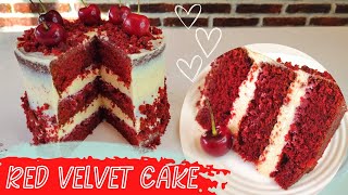 The most Perfect Red Velvet Cake with BRIGADEIRO CREAM CHEESE