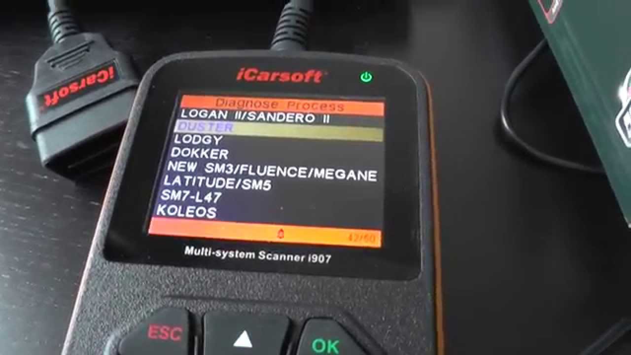 Duster разъем obd