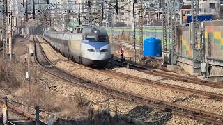 코레일 KTX-1 32호기(1C1032편성) 구로ic포인트 통과