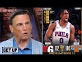 Get up  maxey is special  legler on 76ers beat knicks 112106 in ot thriller to avoid elimination