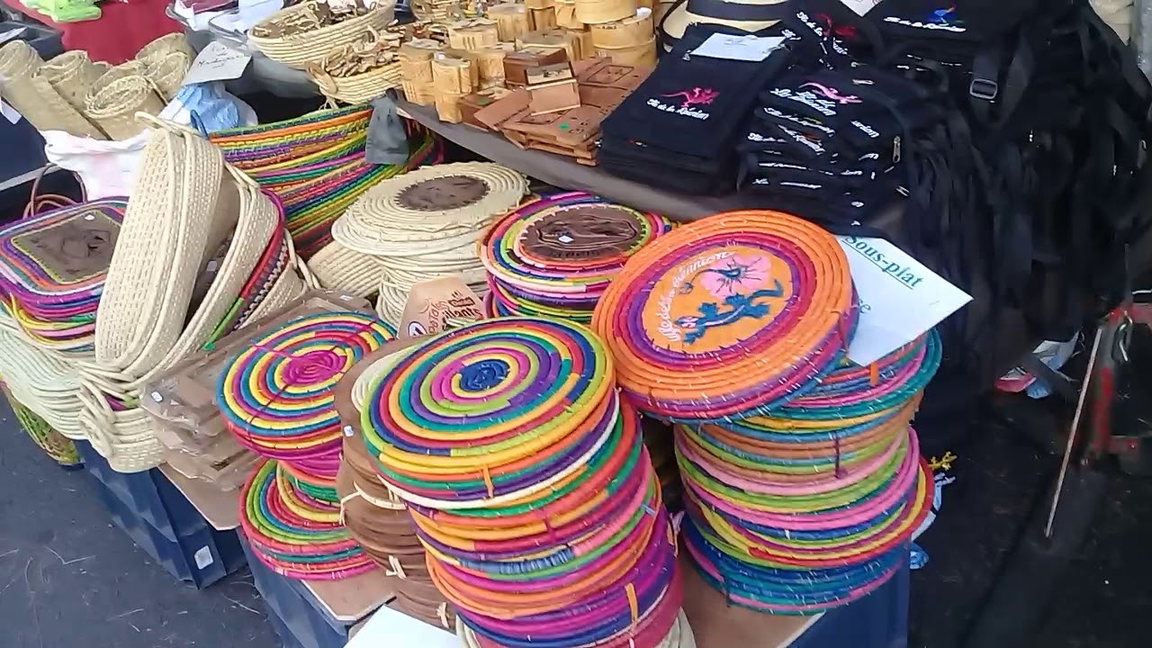 Marché forain Saint-Paul, Réunion Mars 2019