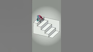 Stairs ILLUSION || Minecraft Animation || #shorts