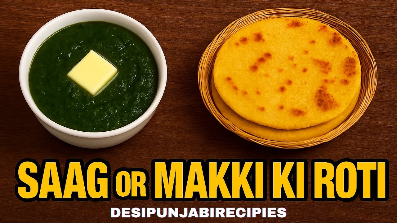 Saag or Makki ki roti desi style #cooking #desirecipe #punjab #barara 🍲🍲