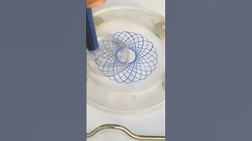 Making Flowers Designs with SPIROGRAPH RULER is at Another Level #spirograph